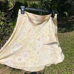 Free people flower mini skirt